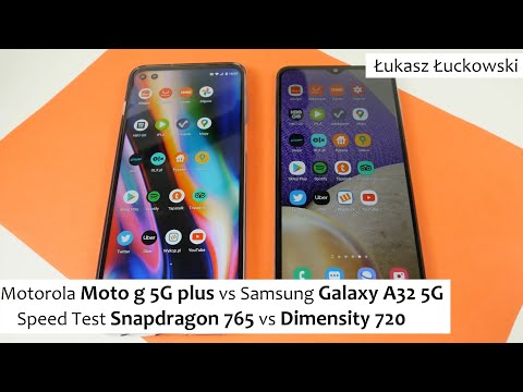 Motorola Moto g 5G plus vs Samsung Galaxy A32 5G ❗❗❗ | Speed Test | Snapdragon 765 vs Dimensity 720