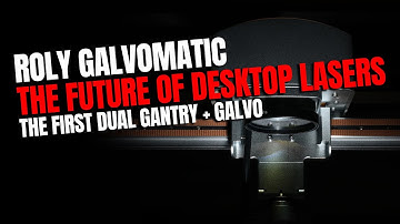 Best New Hobby Laser! Roly Laser - First Flying Galvo Laser - Roly #Galvomatic Fiber & Diode Laser