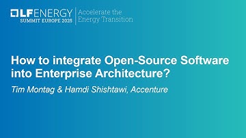 How to Integrate Open-Source Software into Enterprise Architecture? - Tim Montag & Hamdi Shishtawi