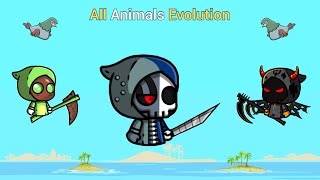 All Animals Evolution With Legendary Cyborg Reaper (EvoWorld.io)
