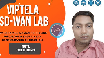 Day-08_SD-WAN HQ-RTR AND PALOALTO-FW CONFIGURATION || OSPF Configuration Through CLI