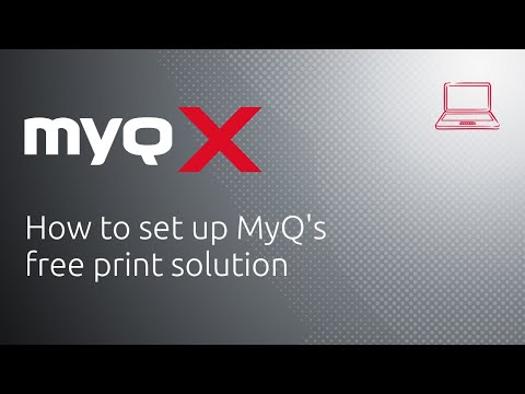 MyQ Smart Edition: How to set up MyQ's free print solution