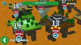 All levels of the Forest World in American Block Sniper Survival