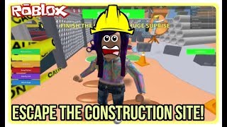 Kidsfuntvgaming مصر Vlip Lv - escape the construction site roblox