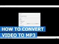 How to convert video (MP4/MKV/AVI/FLV) to MP3 using VLC media player