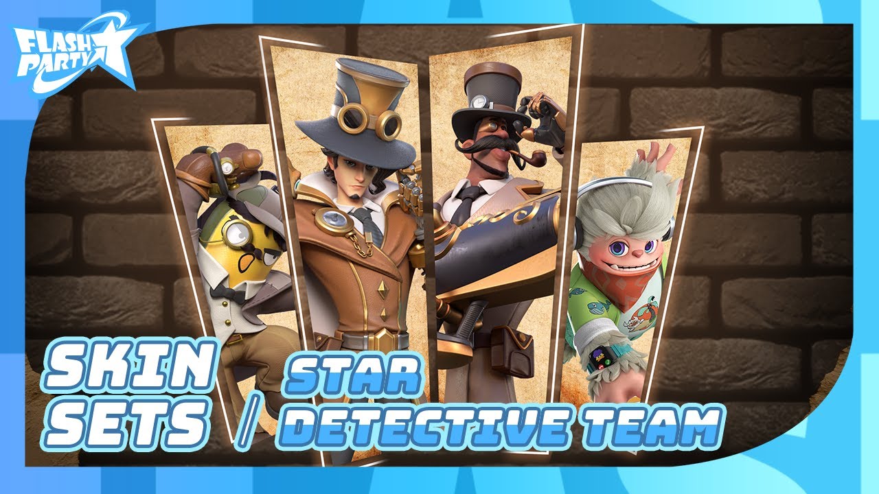 Star Detective Team Skin Set | Flash Party