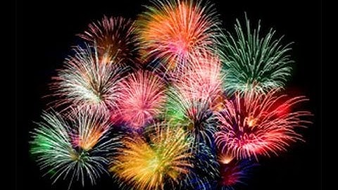 Awesome Fireworks display in Minecraft!