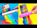TRYING 12 FUNNY PRANKS AND LIFE HACK WITH CRAYONS By 5 Minute Crafts