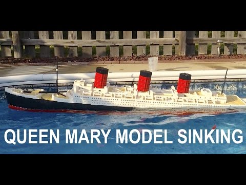 Lego Queen Mary Model Sinking 7 Ft Model