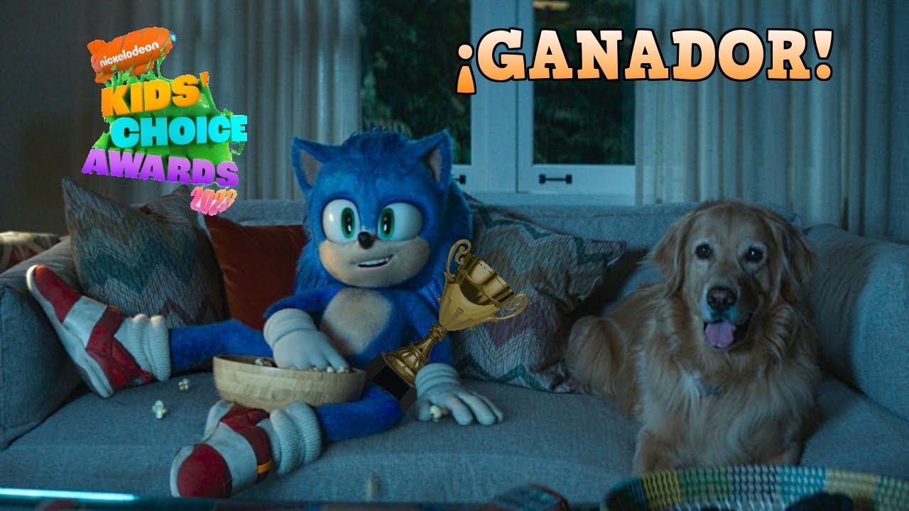 Sonic 2 - O Filme ganha na categoria Filme Favorito do Kids' Choice Awards  2023 - Nintendo Blast