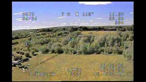 Quadcopter with an OSD WIth Map and Menus