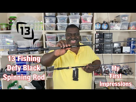The UPDATED 13 Fishing Defy Black Spinning Rod (My First