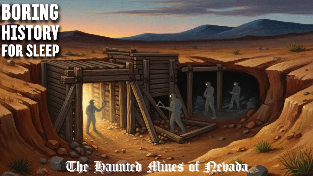 The Haunted Mines of Nevada | Sleepy History | Calm, Slow Bedtime Story