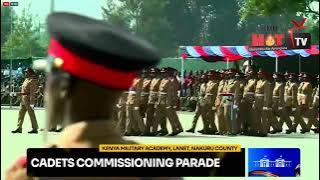 LIVE: Pres. Ruto, Cadets Commissioning Parade, Kenya Military Academy, Lanet, Nakuru County.