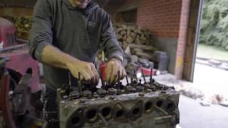 Massey Ferguson 23c, Cylinderhead install