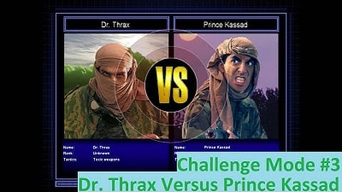 C&C Generals: Zero Hour - Challenge Mode #3, Hard Difficulty, Dr. Thrax