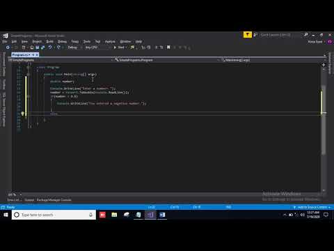 Program to check if number is positive or negative using nested if else