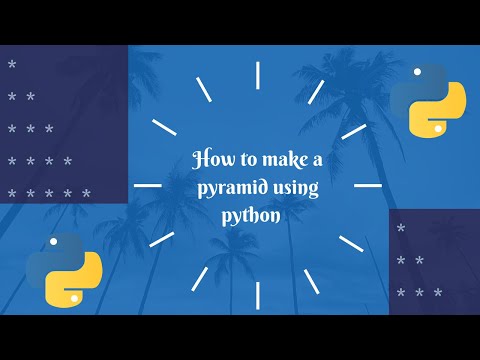 Make a triangle in python | Python 3 | World of Code