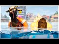 Goats Make AWFUL Lifeguards - Goat Simulator 3