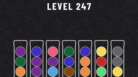 Ball Sort Puzzle Level 247 #ballsortpuzzle #ballsortpuzzlegameplay #puzzlegame #mobilegames