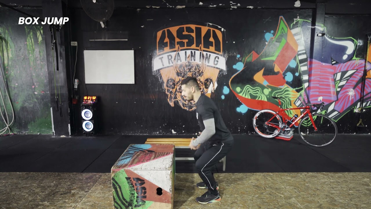 SALTABILIDAD Salto al cajon (Box Jump) YouTube