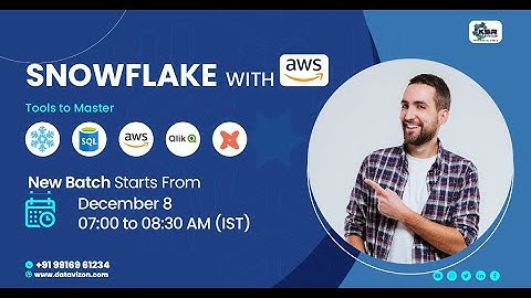 Snowflake Cloud Data Platform: Getting Started - Snowflake with AWS Course - KSR Datavizon