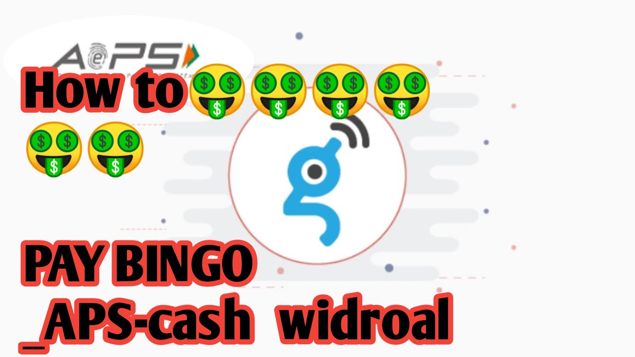 HOW to PAY Bingo APS SARVIS - CASH Withdrawal - YouTube
