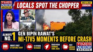 Gen Bipin Rawat's Mi-17V5 Chopper Moments Before Crash (2021 Archive)