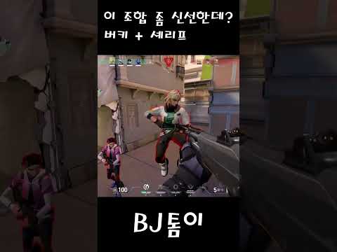 나는 즐겁고 상대방은 고통스럽게 하는 발로 즐겜용 무기! #shorts #발로란트 #valorant #BJ톰이 #뉴메타 #버키 #셰리프