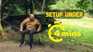 Fastest Way To Hang A DD Frontline Hammock - Under 4 Minutes!