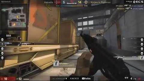 Draken 1v3 clutch vs Astralis - ECS S4 EU