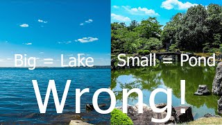 What is the difference between a lake and a pond? | Lake vs pond