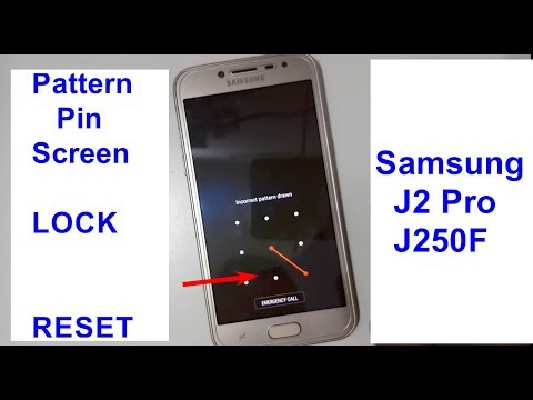 Samsung Galaxy J2 Pro SM-J250F Hard Reset Pattern Lock RESET
