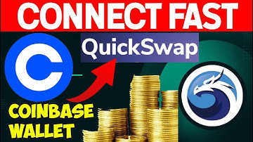 How To Connect the Coinbase Wallet to Quick Swap Account | Crypto Wallets Info