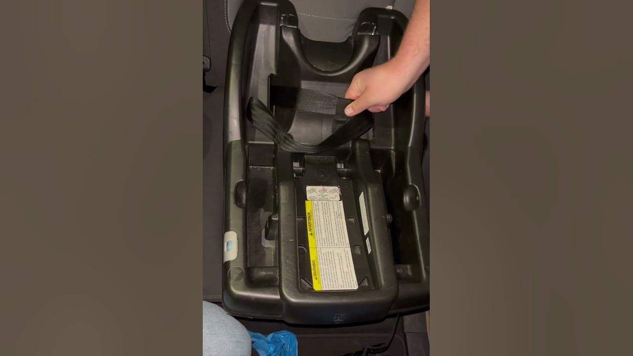 How to Remove Car Seat Base from Car - YouTube
