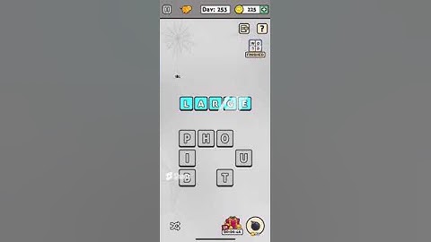 Word Story Level 253