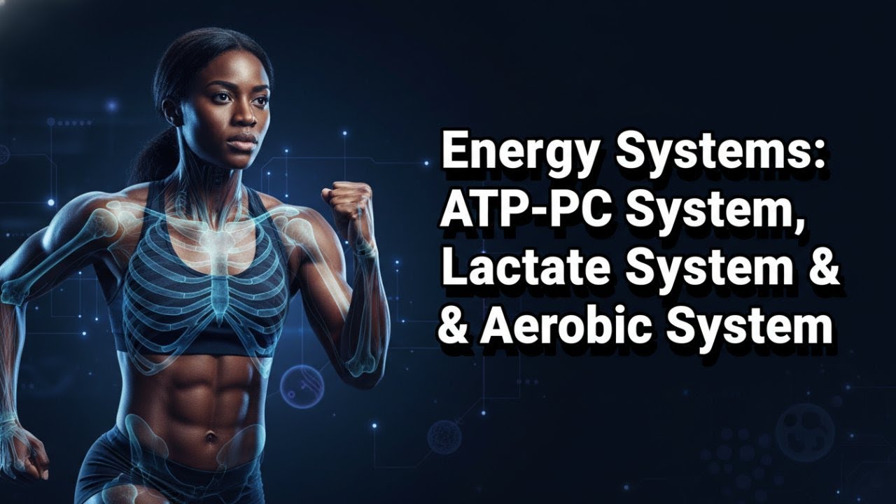 Energy Systems: ATP-PC, Lactate & Aerobic (Aerobic Glycolysis Krebs ...