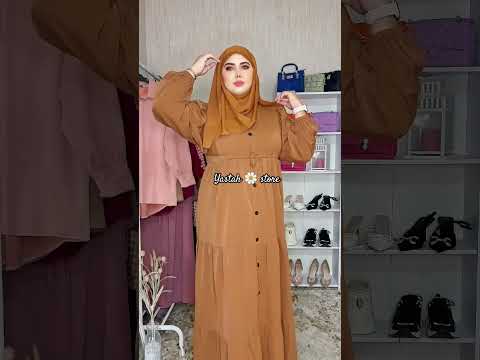 كسيوات ربيعية للمحجبات و غير المحجبات روعة ثوب كريب روزا