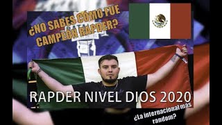 RAPDER Campeón mundial NIVEL ÉPICO | Nivel Dios 2020 |