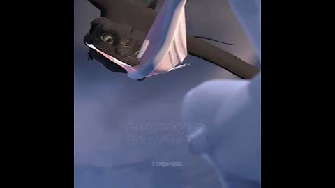 DELETED SCENE// Toothless & Light fury cr:@SnowFurTM3D #viralvideo #httyd #toothless #lightfury