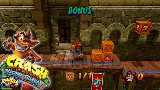 Let's play Crash Bandicoot :Warped N Sane Trilogy Level 1-5 PC [1440p] (No commentary)