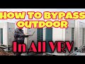 How to bypass outdoor in Daikin vrv | ROYAL BRAND |