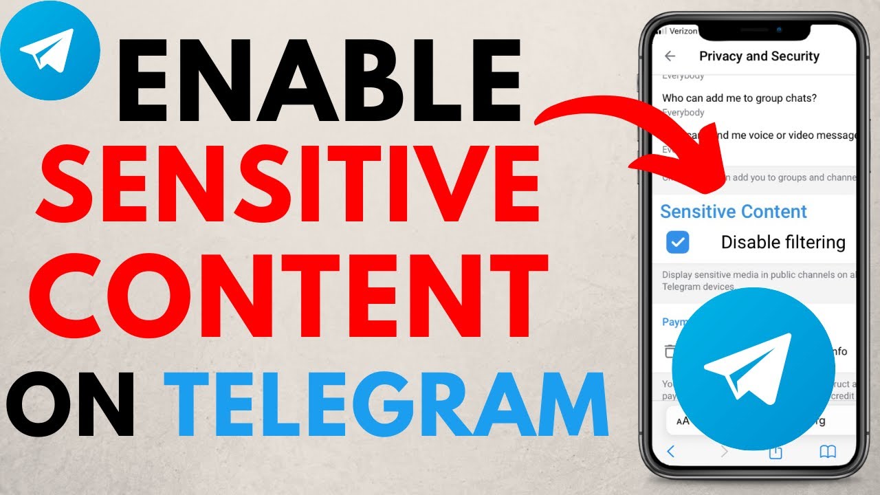 How To Enable Sensitive Content On Telegram Fix Cannot Be Displayed 