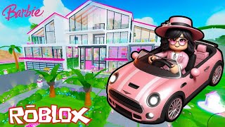 CONSTRUYENDO La CASA de BARBIE en ROBLOX GRANDISIMA!