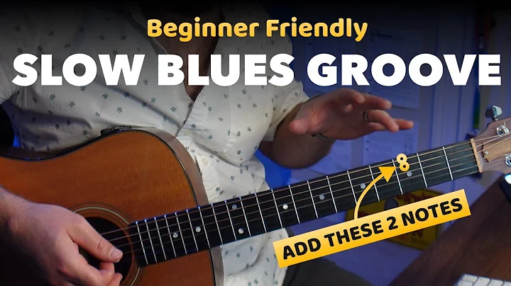 Beginner Blues Groove in A-minor  Spice with up wi...