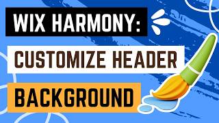 Wix Harmony: Customizing Your Site Header's Background
