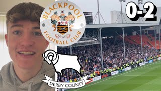 DERBY COUNTY RELEGATION PARTY! BLACKPOOL 0-2 DERBY COUNTY