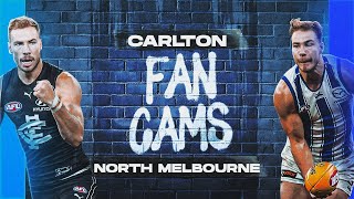 Fan Cams | Carlton v North Melbourne | AFL Round 19, 2021
