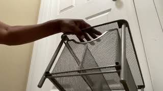 mesh cabinet drawer purchased from bed bath/beyond & the set of 6 seat hangers purchased from QVC