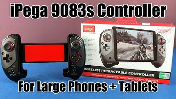 iPega 9083s - Retractable Bluetooth Controller - For Large Phones + Tablets Review!